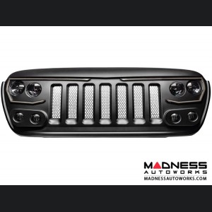 Jeep Gladiator JT Vector Series - Full LED Grille - Flat Black